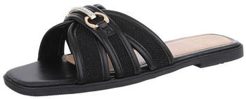 Ital Design Damenschuhe Sandalen Sandaletten Pantoletten BJ706- schwarz