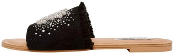 Steve Madden Textil Pantoletten schwarz
