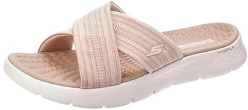 Skechers GO Walk Flex Impressed Schiebe-Sandalen taupe