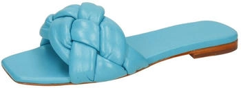Melvin & Hamilton Leder-Pantoletten 'Brooke' in hellblau