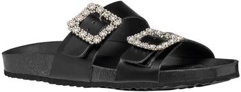 Geox D BRIONIA R A Flat Sandal schwarz