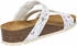Lico Natural Glitter Hausschuhe weiss bunt
