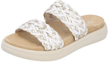 Remonte Dorndorf Pantolette gold weiß