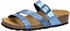 Lico Pantolette Natural Glitter blau