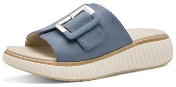 Jana Shoes Pantoletten Schnalle vegan denim