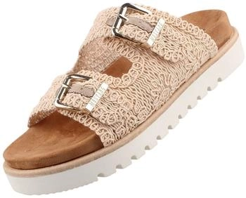 MUSTANG Platform Mules beige