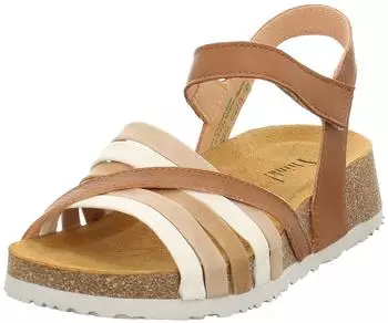 Think Strap Sandal KOAK cognac/kombi
