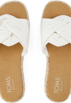 TOMS Shoes Sandals, Braided Look weiß