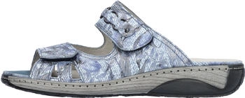 Waldläufer Mule opal/blue denim/silber