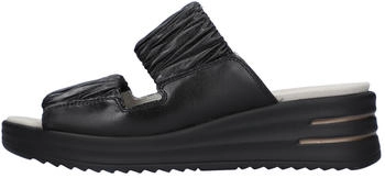 Waldläufer Sandals with Footbed schwarz