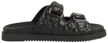 Steve Madden Textile Slippers gold/schwarz