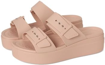 Crocs Brooklyn Sandal Low Wedge (207431) pink caramel
