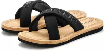 Elbsand Slide Sandal, Bath Slide, Bath Shoe ultralight VEGAN schwarz