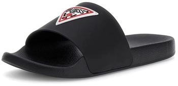 Guess Classic Logo Triangle Slides schwarz