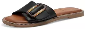 s.Oliver Sandals in Leather Look schwarz