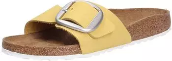 Birkenstock Madrid Big Buckle Nubukleder popcorn