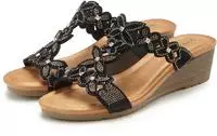 Vivance by Lascana Mule, Sommerschuh, Sandale, Pantolette mit Keilabsatz und