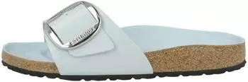 Birkenstock Madrid Big Buckle Naturleder Lack baby blue high shine (schmal)