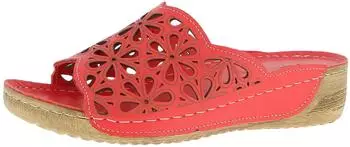 Andrea Conti Sandalette Pantolette rot