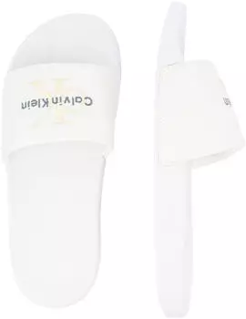 Calvin Klein Slide Monogram Wmns (YW0YW01835) bright white/anise flower