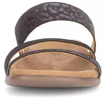 Gabor Mules (83.702) mocca – Lackoptik trifft auf natürliche Materialien