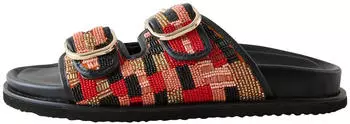 Next Fashion Forever Comfort® Pantoletten mit Schnallendetail multi embellished