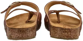 Haflinger Bio Juno Leather Mule country braun