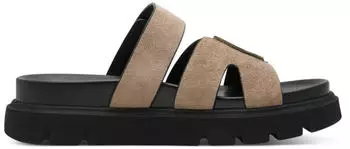 Tamaris Wedge Mule 100% vegan taupe