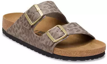 Birkenstock Arizona leo grau/taupe (schmal)