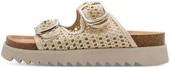 Tamaris Sandal Summer Shoe in Vegan Processing creme