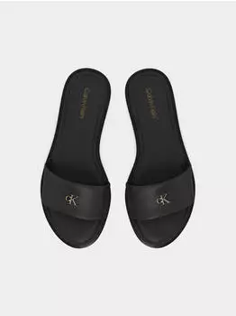 Calvin Klein Round Flat SNDL LTH Bar Hw 2 triple black