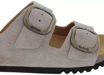 Scholl Noelle Sandal with Footbed dark beige