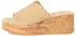 Tamaris Pantolette mit Keilabsatz beige suede