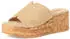 Tamaris Pantolette mit Keilabsatz beige suede
