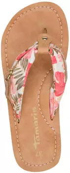 Tamaris Flat Toe Separator Mule rosa