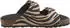 VERBENAS ROCIO Sandal with Ruffles zebraoptik/blau