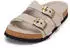 Marc O'Polo Quinn Pantolette mit Memory Foam hellgrau