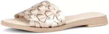 Gabor Block Heel Mule with Braided Strap puder