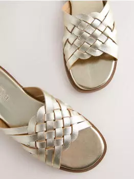 Next Fashion Mule 'Forever Comfort' gold