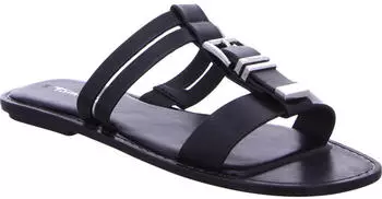 Tamaris Wedge Mule 100% vegan schwarz