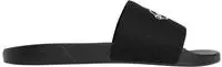 Damen-Pantolette Schwarz: Stickerei & Flieder-Details f&uuml;r Stil - Schwarz - 36