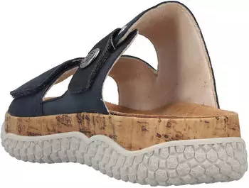 Rieker Mule with Velcro Strap nachtblau