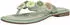 Lazamani Sandals Toe Separator Leather/Textile camel/mint