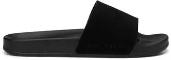 Marc O'Polo Slippers with Suede Leather Strap (204-25591002-100) schwarz