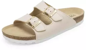 Vitaform Women's Mules Soft Nappa Leather beige