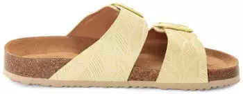 Tamaris Leather Flat Mules (1-27553-46) soft lemon