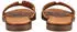 Oh! my Sandals Leather Mule Sandals hellbraun