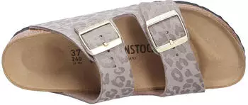 Birkenstock Arizona Synthetik leo gray taupe