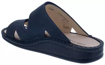 Finn Comfort Danzig-S Sandal Streetnubuk Soft Footbed (81529) atlantic (dunkelblau)