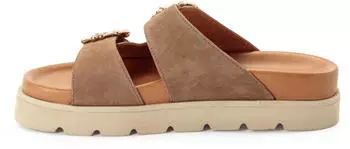 Tamaris Mules Slippers taupe suede